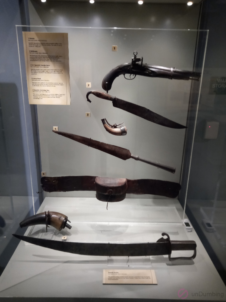 Artifacts, i.e., weapons