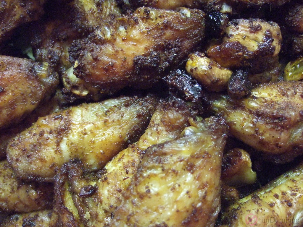 Crispy Moist Garlicky Wings.  Is There A Better Way?
