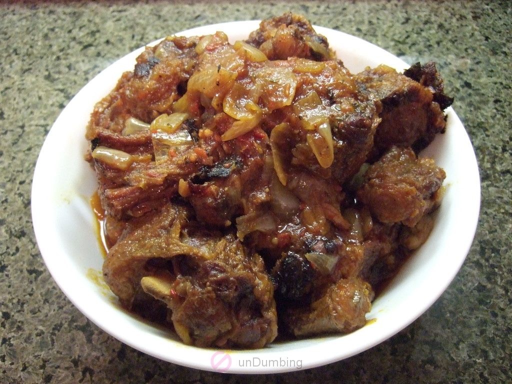 Bowl of oxtail stew (Try 2)