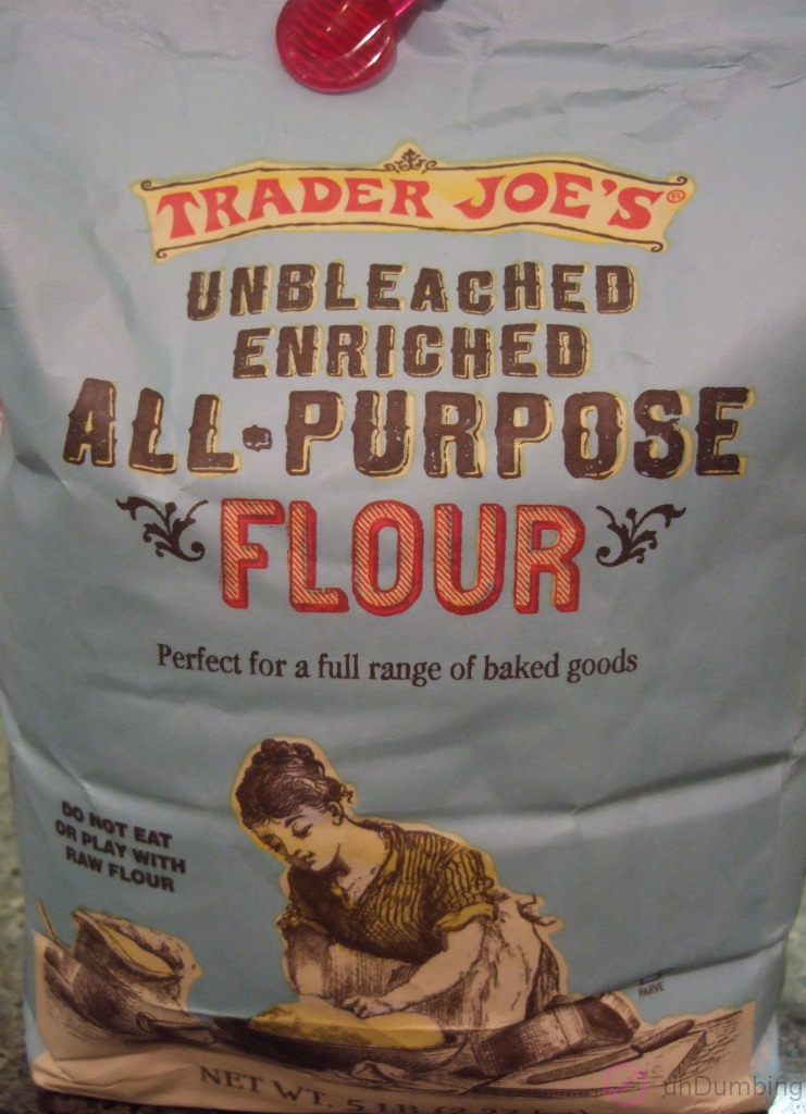 New bag of all-purpose flour