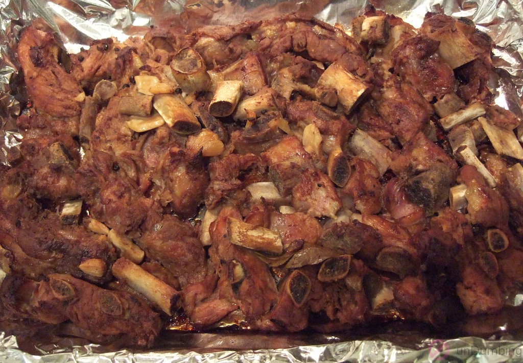 Crisped ribs on a baking sheet (Try 2)