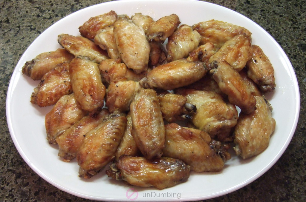 Plate of adobo wings (Try 2)