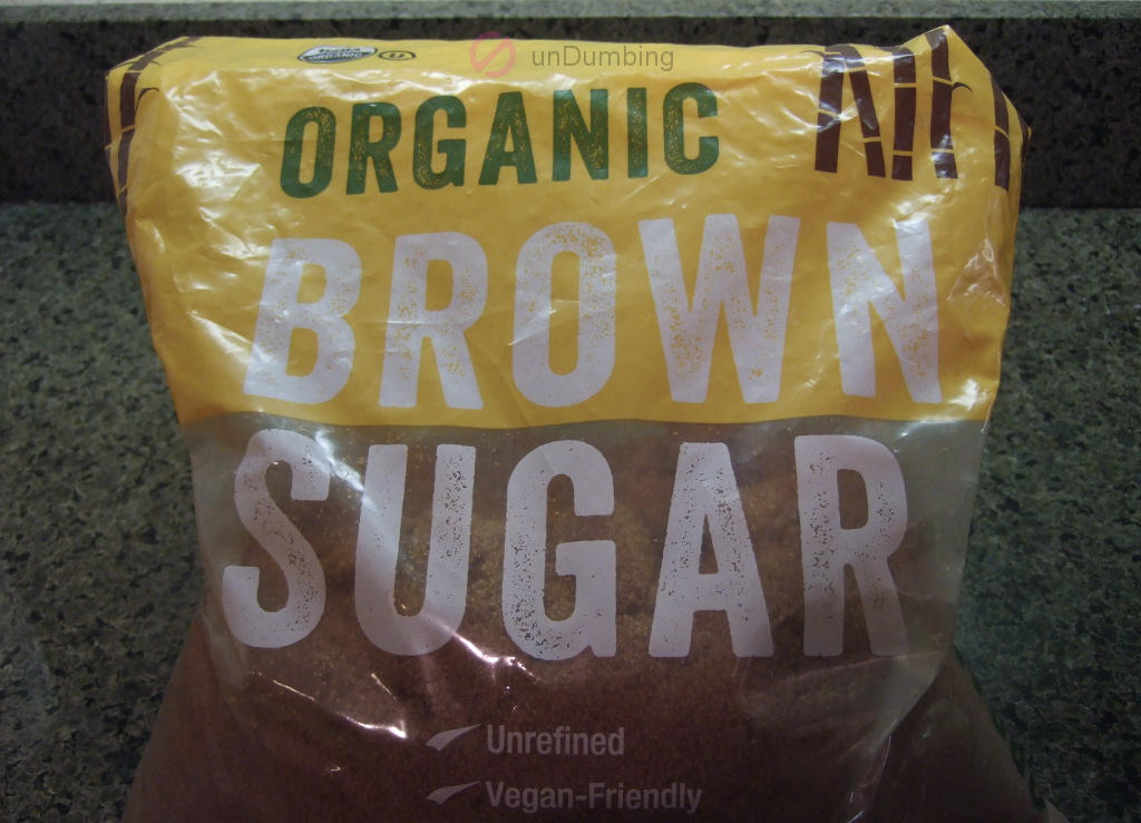 Bag of brown sugar