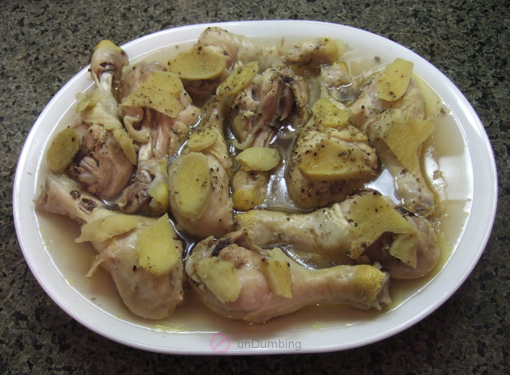 Plate of steamed chicken (Try 2)
