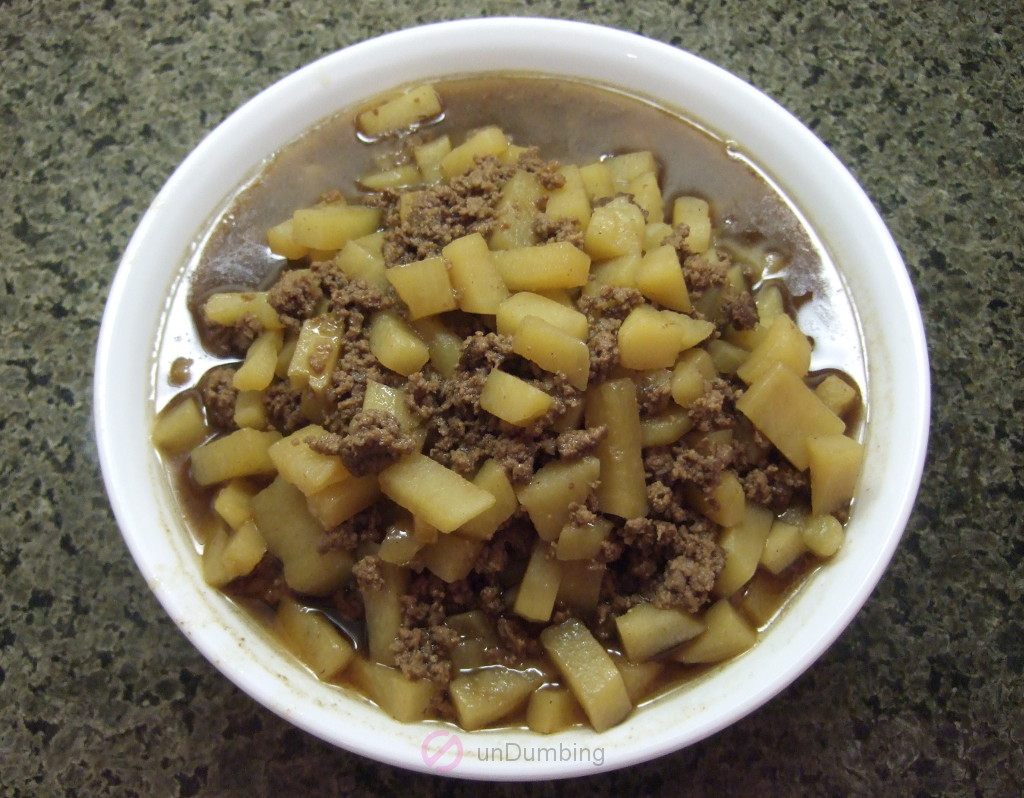 Bowl of ground beef and potatoes (Try 2)