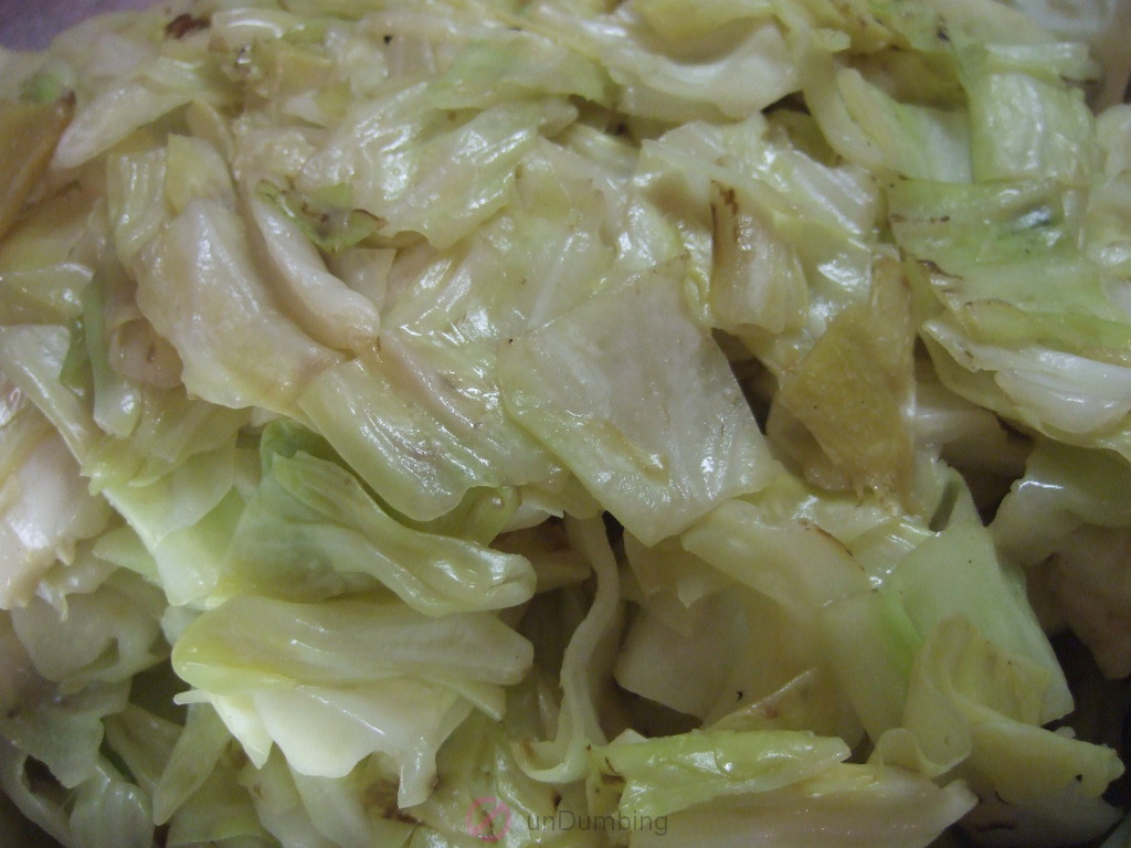 Enough of the New Cabbage With Vinegar And Ginger