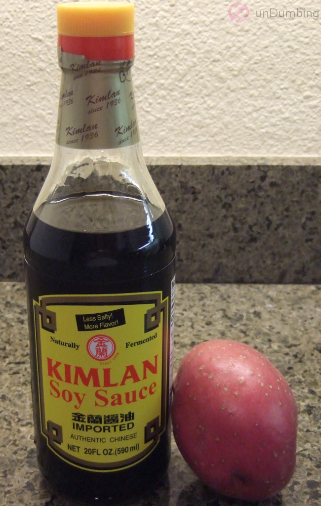 New soy sauce and potato