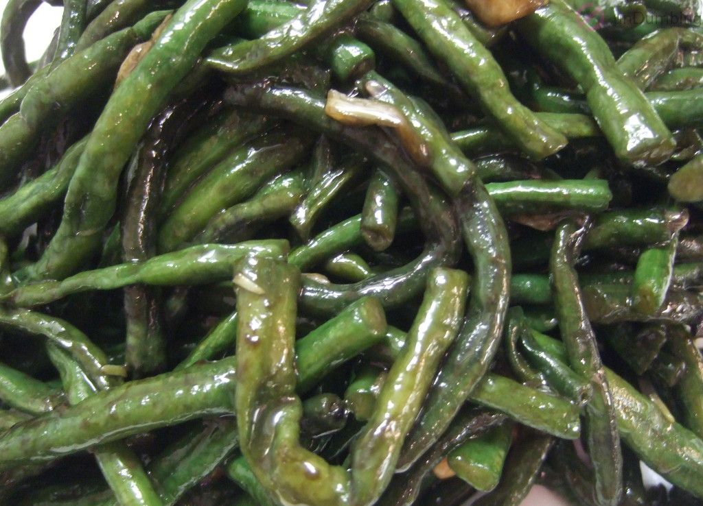 Stir-fried Chinese long beans