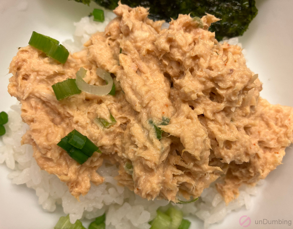 Japanese spicy tuna salad