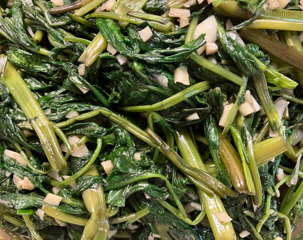 Stir-fried ong choy